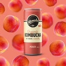 Remedy - Organic Kombucha Peach 有機紅茶菌蜜桃味(康普茶)(罐裝) 250ml(有機桃味飲品,營養豐富,超健康)