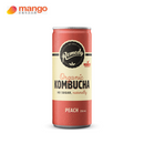 Remedy - Organic Kombucha Peach 有機紅茶菌蜜桃味(康普茶)(罐裝) 250ml(有機桃味飲品,營養豐富,超健康)