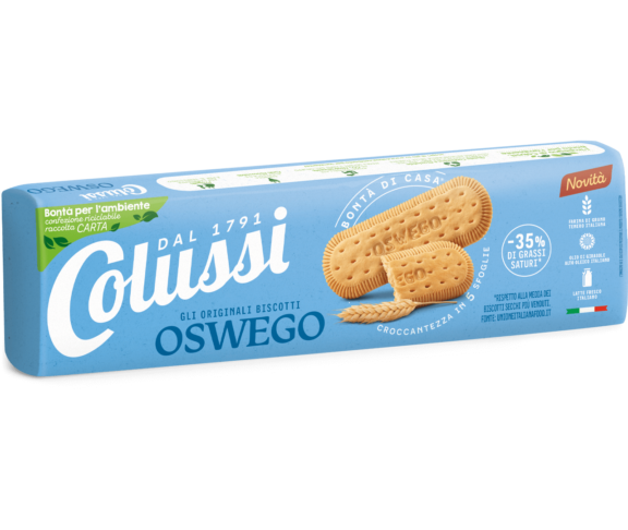 Colussi - Colussi Palm Oil Free Oswego Biscuit 意大利無棕櫚油茶餅 250g