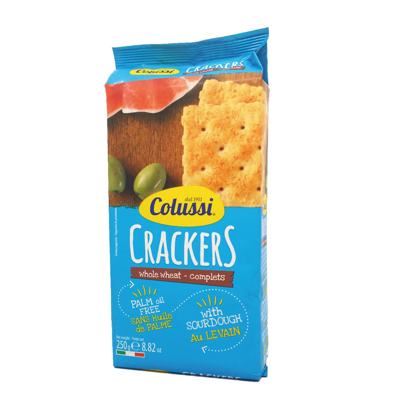 Colussi - Colussi Wholewheat Sourdough Crackers 天然酸種全麥克力架 250g