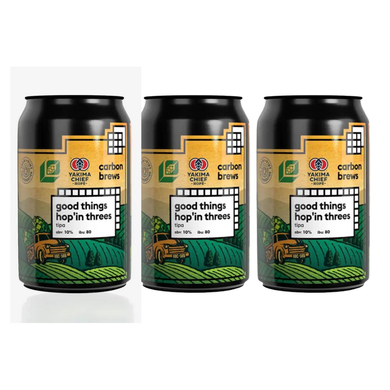 Carbon Brews x Yakima Chief Hops - Good Things Hop'in Threes HK Craft Beer 330ml