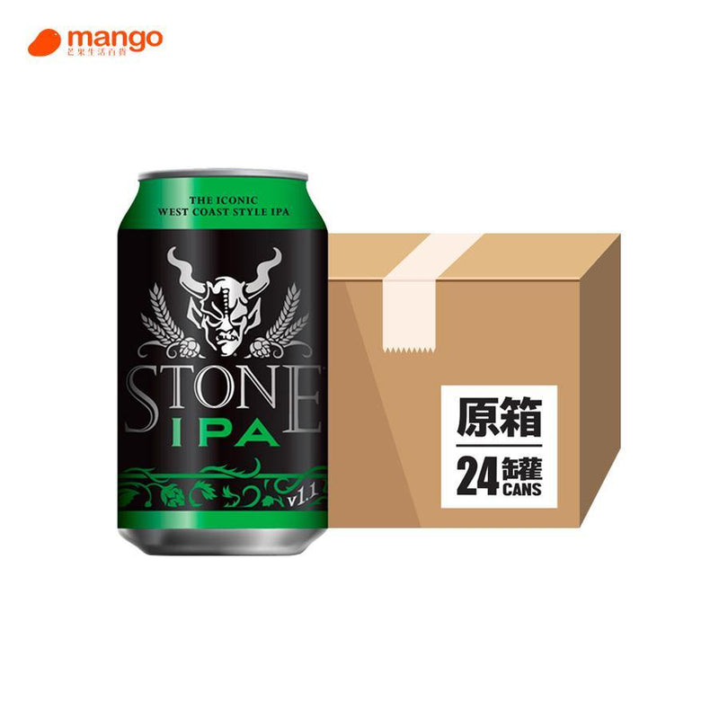 Stone Brewing - IPA 美國手工啤酒罐裝 355ml (原箱24罐) -  Mango Store