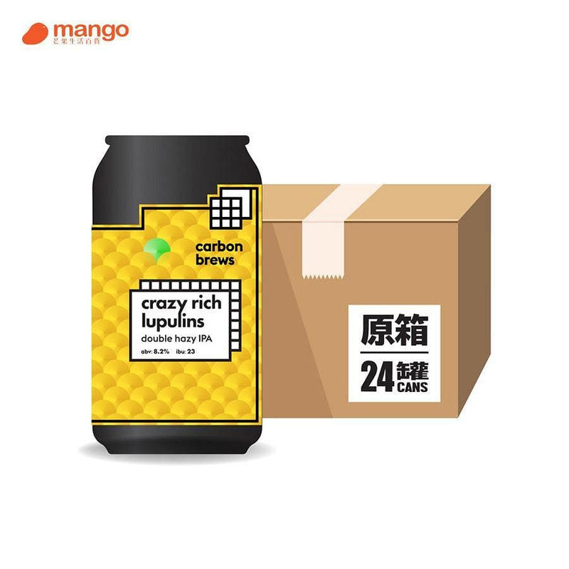 Carbon Brews - crazy rich lupulins香港手工啤酒 330ml (原箱24罐) -  Mango Store