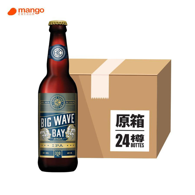 香港啤酒 - 大浪灣 Big Wave Bay IPA 香港本地手工啤酒 330ml (原箱24樽) -  Mango Store