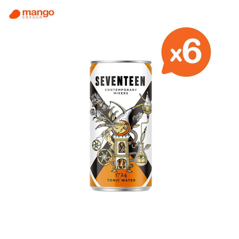 Seventeen Mixers - 1724 Tonic Water 湯力水 200ml (6罐) -  Mango Store