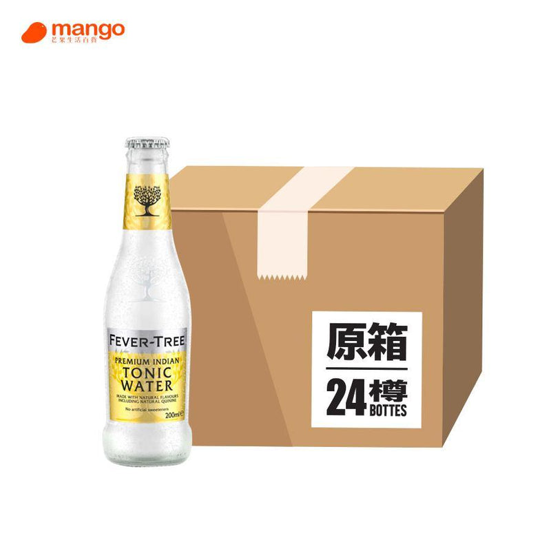 Fever Tree - Indian Tonic Water 湯力水 - 200ml (原箱24樽) -  Mango Store