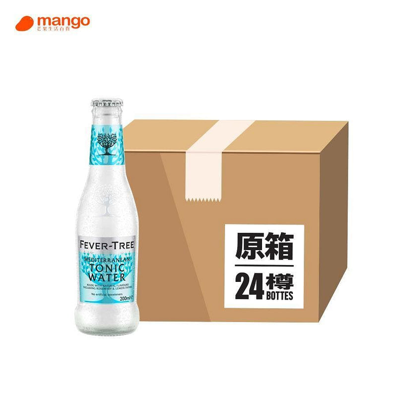 Fever Tree - Mediterranean Tonic Water 湯力水- 200ml (原箱24樽) -  Mango Store