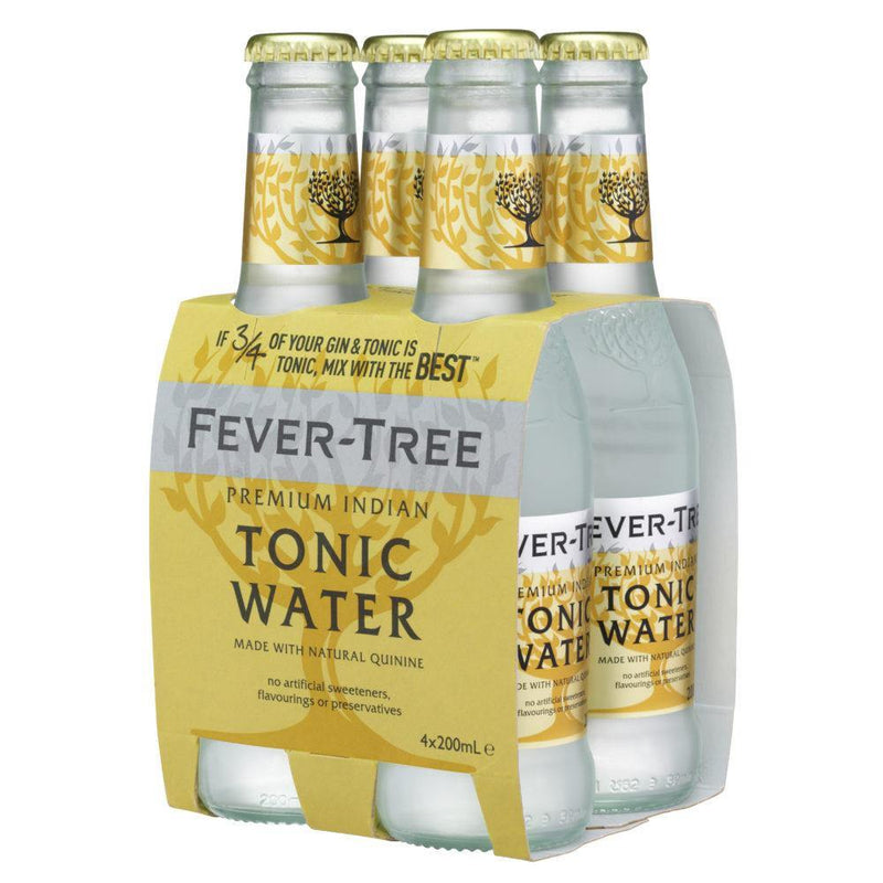 Fever Tree - Indian Tonic Water 湯力水 - 200ml (4樽) -  Mango Store