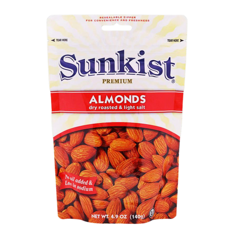 Sunkist 新奇士 - 少鹽焗杏仁 Dry Roasted & Light Salted Almond 140g