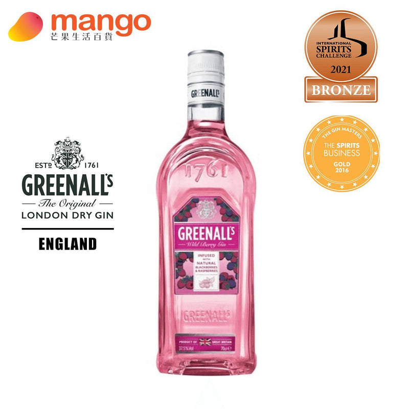 Greenall's - British Greenall's Wild Berry Gin 英國野莓琴酒 - 700ml -  Mango Store