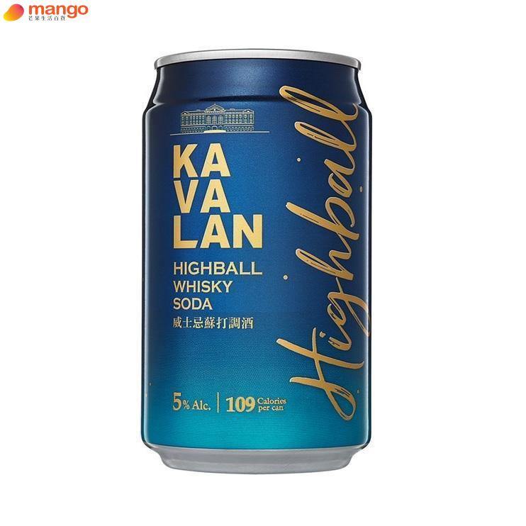 Kavalan - Highball whisky soda 台灣噶瑪蘭威士忌蘇打調酒 - 320ml (此日期前最佳: 10/12/2021) -  Mango Store