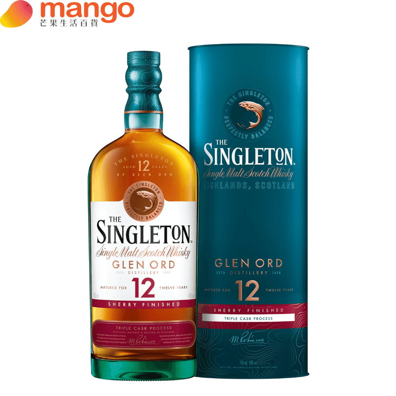 The Singleton of Glen Ord - 12 Years Old Sherry Cask Single Malt Scotch Whisky 12年雪梨桶單一麥芽蘇格蘭威士忌 700ml -  Mango Store