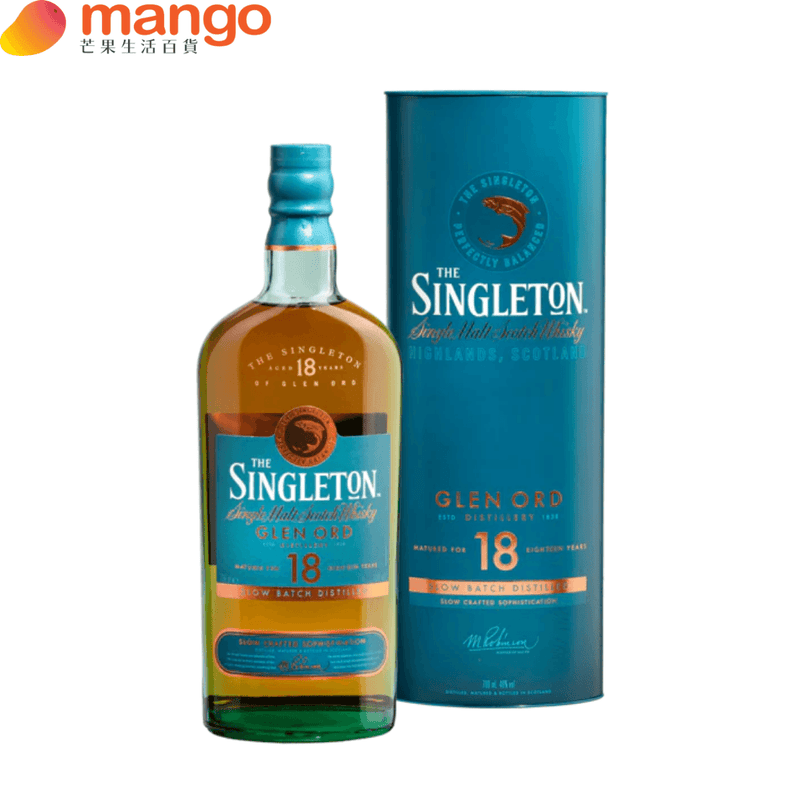 The Singleton of Glen Ord - 18 Years Old Single Malt Scotch Whisky 18年單一麥芽蘇格蘭威士忌 700ml -  Mango Store