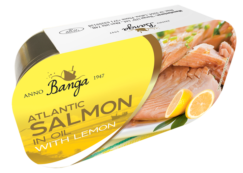 Banga - 油浸三文魚加檸檬 Salmon in Oil with Lemon 120g -  Mango Store