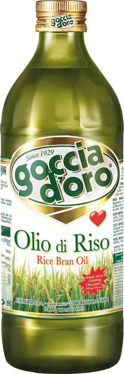 點點綠-Goccia D'Oro 米糠油-1L -  Mango Store
