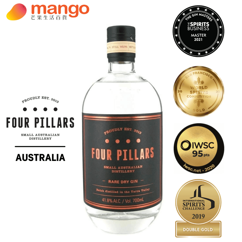 Four Pillars - Rare Dry Australian Gin 澳洲稀有乾琴酒 700ml -  Mango Store