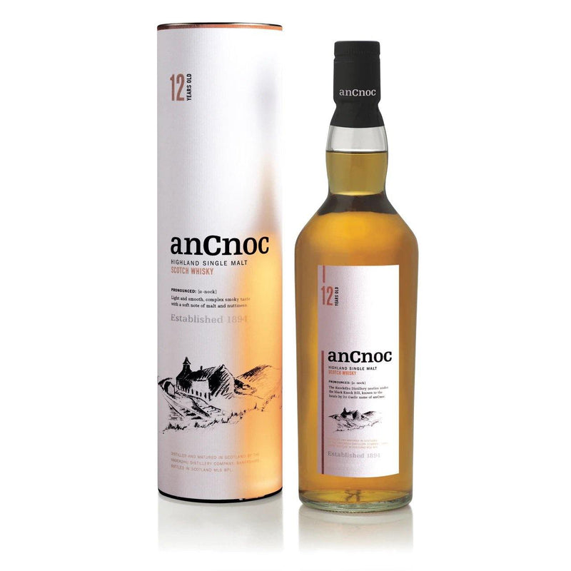 AnCnoc - 12 Years Old Single Malt Scotch Whisky 蘇格蘭12年單一麥芽威士忌 700ml -  Mango Store