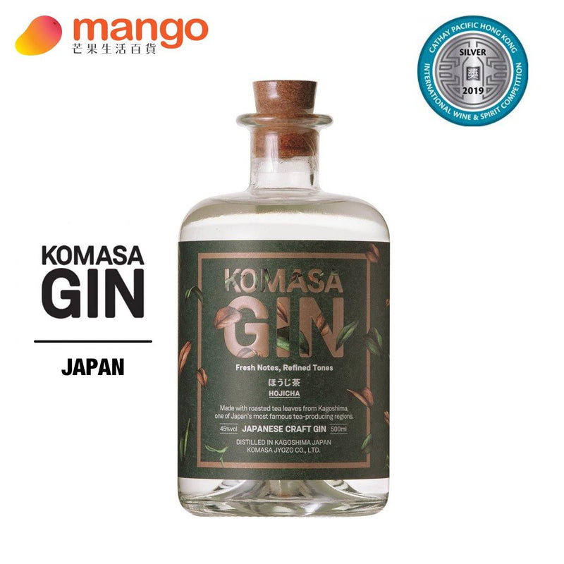 Komasa - Gin Hojicha 小正釀造焙茶琴酒瓶裝 - 500ml -  Mango Store
