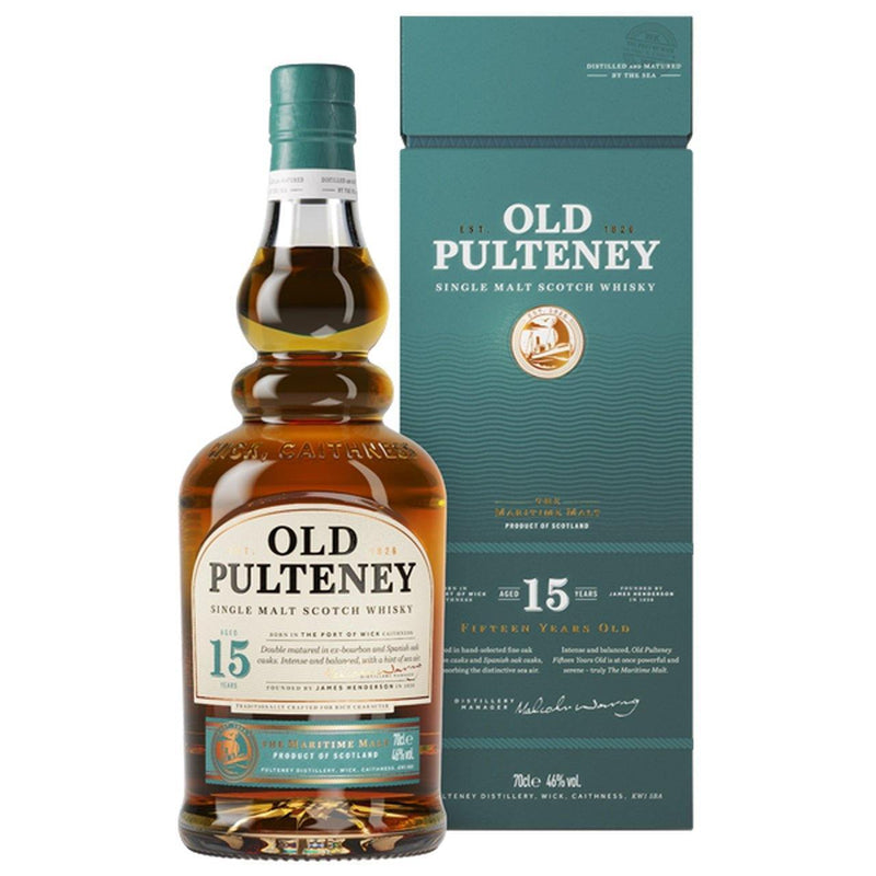 Old Pulteney - 15 Years Old Single Malt Scotch Whisky 蘇格蘭15年單一麥芽威士忌 700ml -  Mango Store