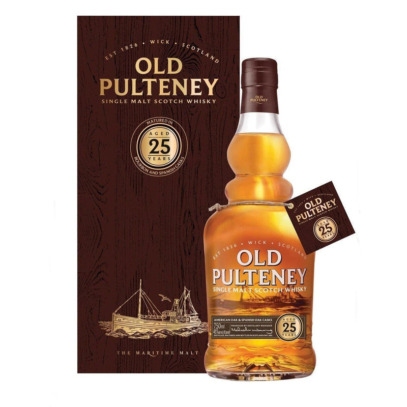Old Pulteney - 25 Years Old Single Malt Scotch Whisky 蘇格蘭25年單一麥芽威士忌 700ml -  Mango Store