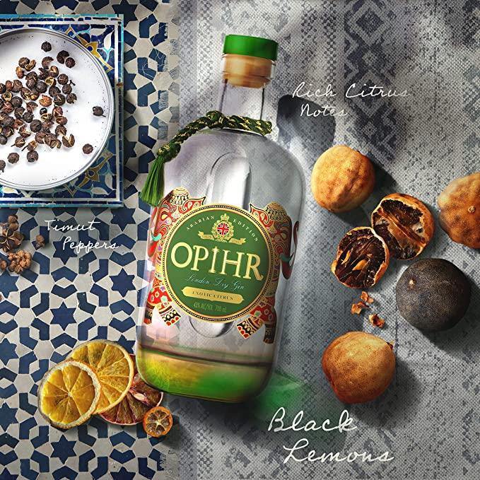 Opihr Gin - Opihr Arabian Edition Gin Black Lemons - London Dry Gin 限量版英國倫敦乾琴酒 700ml -  Mango Store