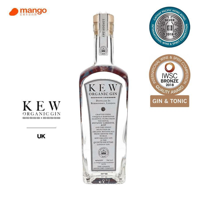 Kew Organic Gin - Organic London Dry Gin 英國有機倫敦乾琴酒 750ml -  Mango Store