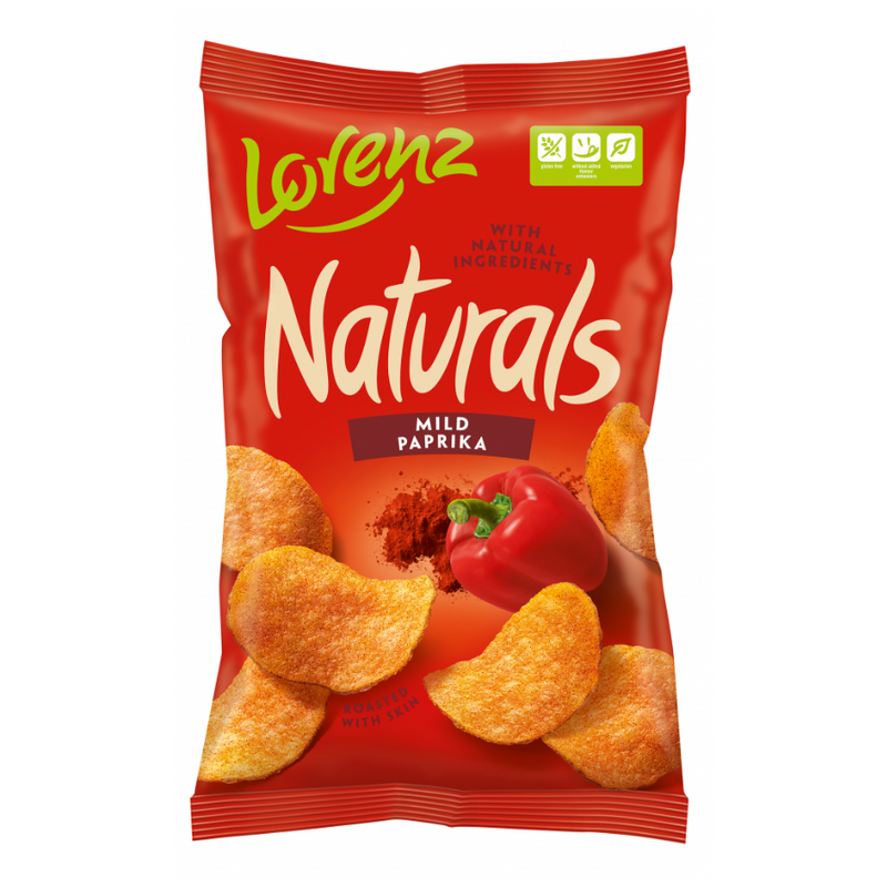 Lorenz - Naturals Paprika Chips 德國全天然紅椒味薯片100g