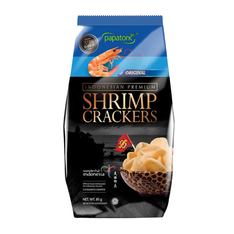 Papatonk - Shrimp Crackers - Original 印尼經典原味蝦片85g