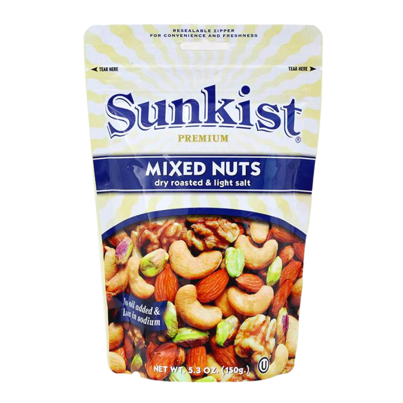 Sunkist 新奇士 - 少鹽焗雜果仁 Premium Dry Roasted & Light Salted Mixed Nuts 150g