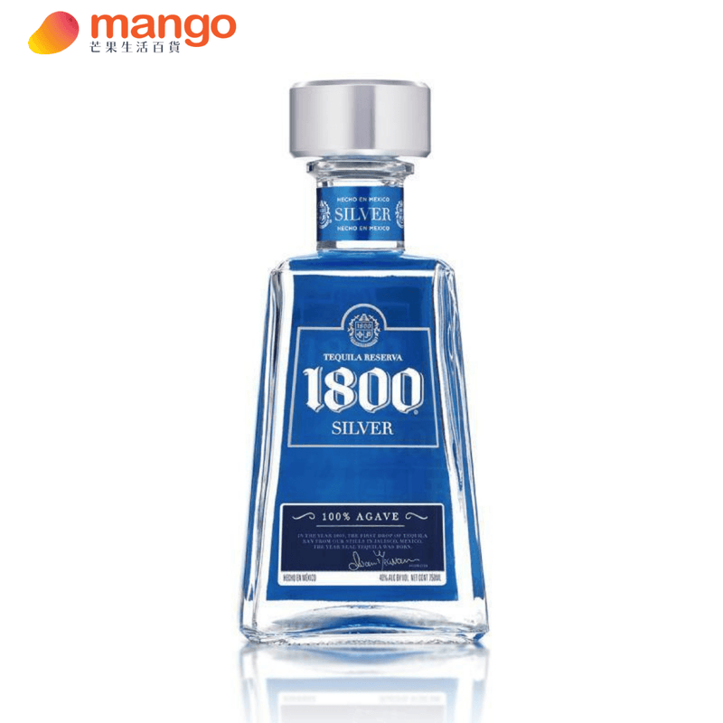 1800 Tequila - Silver Tequila 墨西哥經典龍舌蘭酒 750ml -  Mango Store