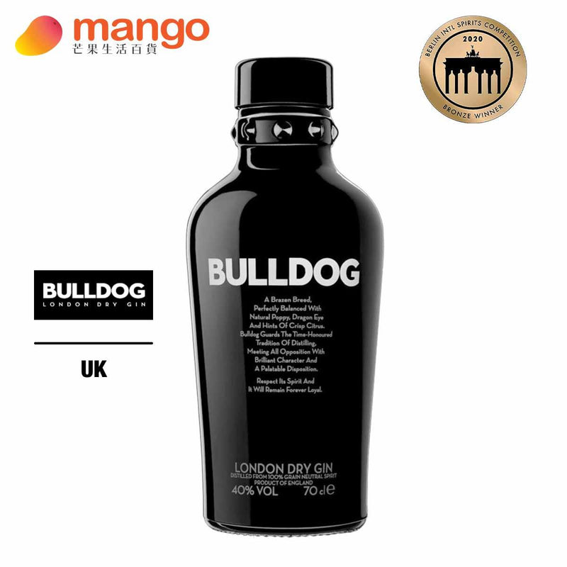 Bulldog - London Dry Gin 英國倫敦乾琴酒 750ml -  Mango Store