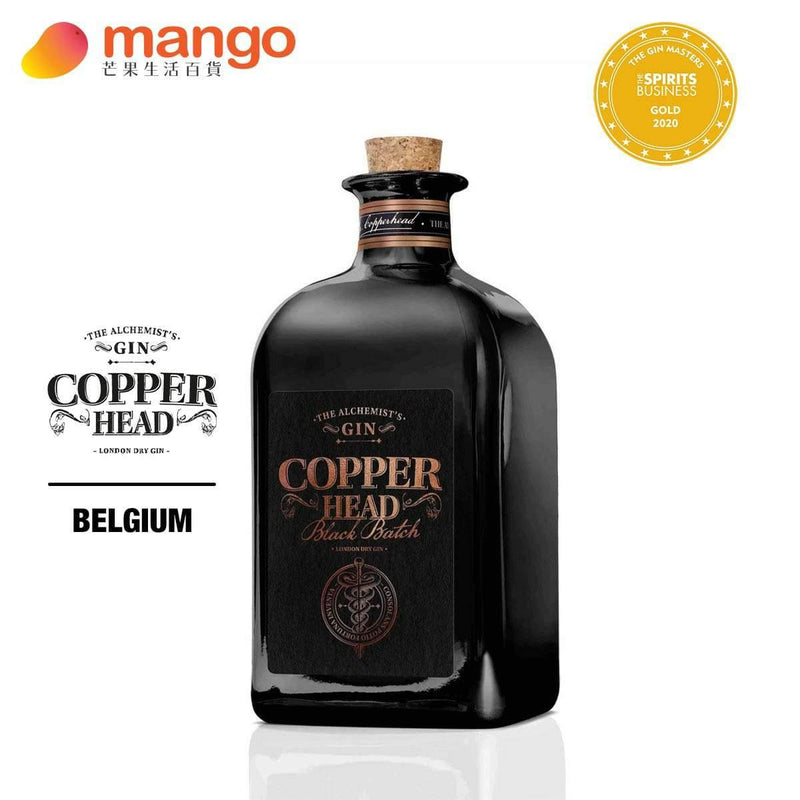 Copperhead - Black Batch London Dry Gin 比利時黑倫敦乾琴酒 500ml -  Mango Store