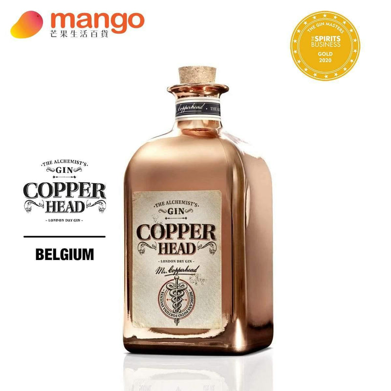 Copperhead - Mr Copperhead London Dry Gin 比利時倫敦乾琴酒 500ml -  Mango Store