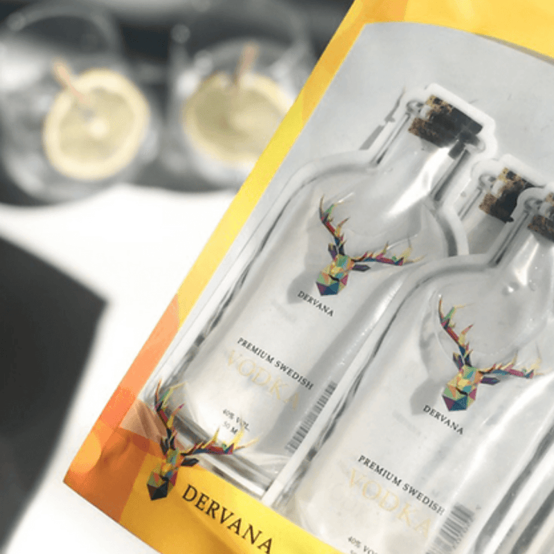 Dervana - Premium Swedish Vodka 瑞典隨行飲伏特加 (50ml x 4 Pack) -  Mango Store