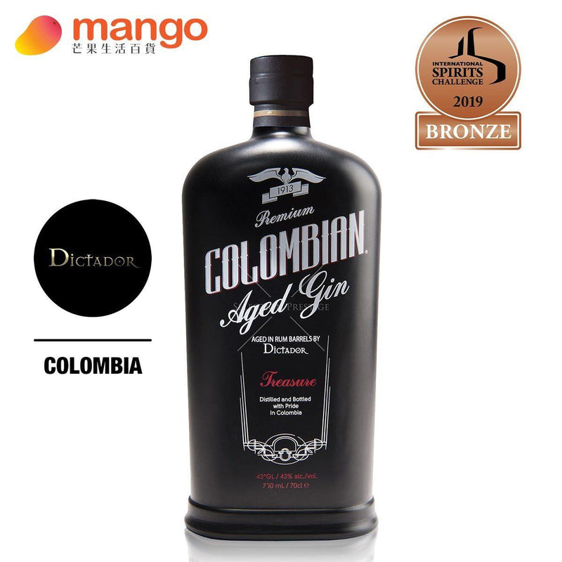 Dictador 獨裁者 - Premium Colombian Treasure Aged Gin 哥倫比亞臻品陳年琴酒 700ml -  Mango Store