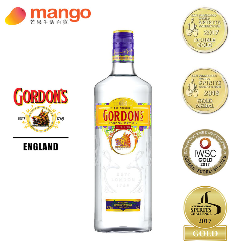 Gordon's 戈登 -  London Dry Gin 英國倫敦乾琴酒 750ml