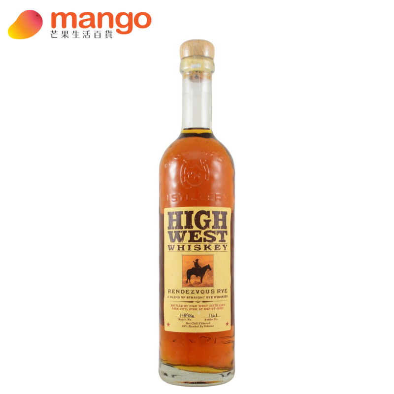 High West - Rendezvous Rye American Whiskey 美國裸麥威士忌 750ml