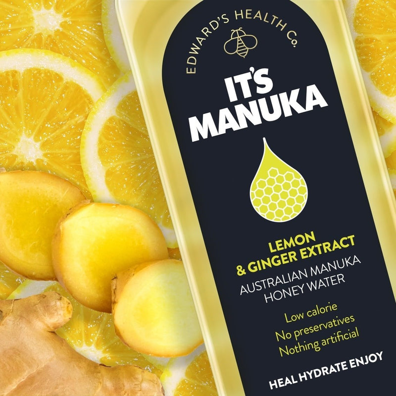 It's Manuka - Lemon & Ginger Honey Drink 天然麥盧卡蜜糖飲品(檸檬薑) 350ml