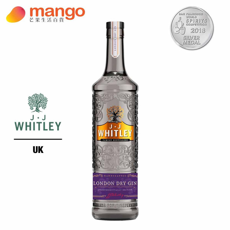 J.J Whitley  J.J.惠特利  - British London Dry Gin 英國倫敦乾琴酒 700ml -  Mango Store