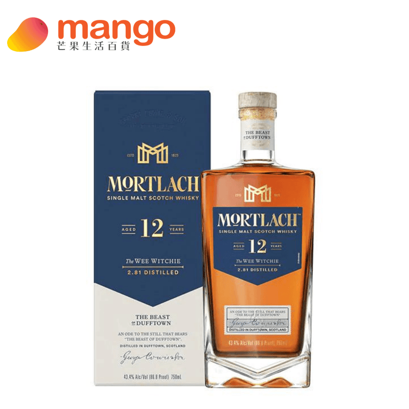 Mortlach - 12 Years Old Single Malt Scotch Whisky 12年單一純麥芽蘇格蘭威士忌 700ml -  Mango Store