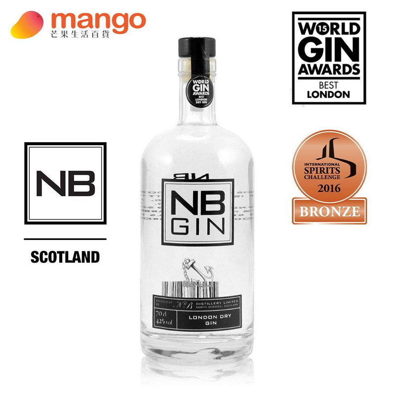 NB Distillery - London Dry Gin 蘇格蘭乾琴酒 700ml -  Mango Store