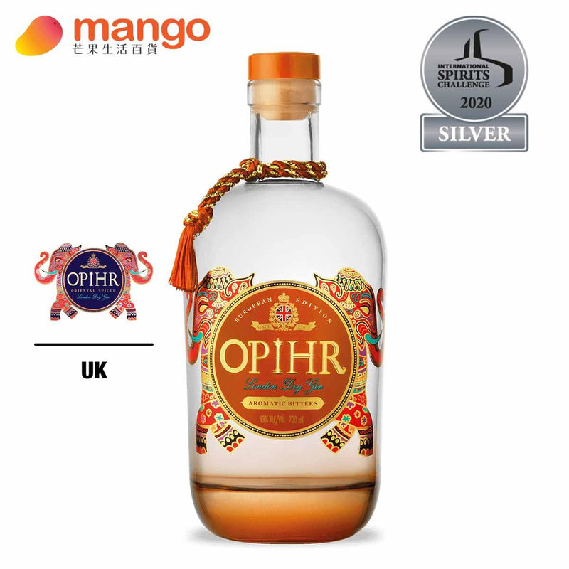 Opihr Gin - Opihr European Edition Gin Aromatic Bitters -London Dry Gin 限量版英國倫敦乾琴酒 700ml -  Mango Store