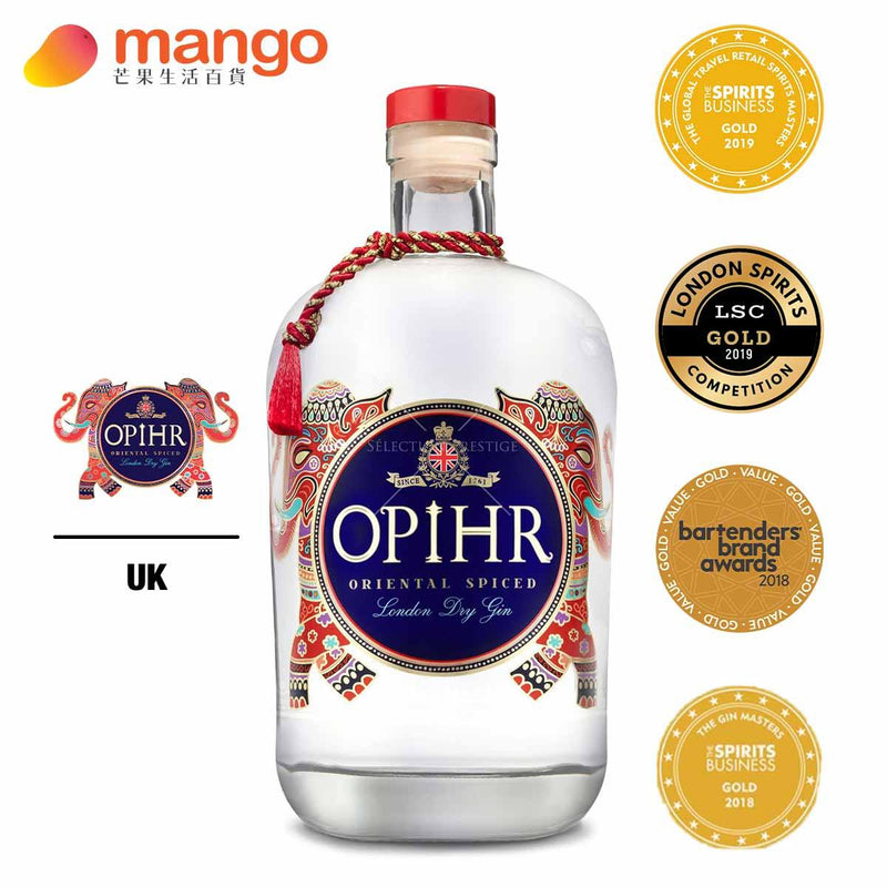 Opihr - Oriental Spiced London Dry Gin 英國倫敦乾琴酒 700ml -  Mango Store