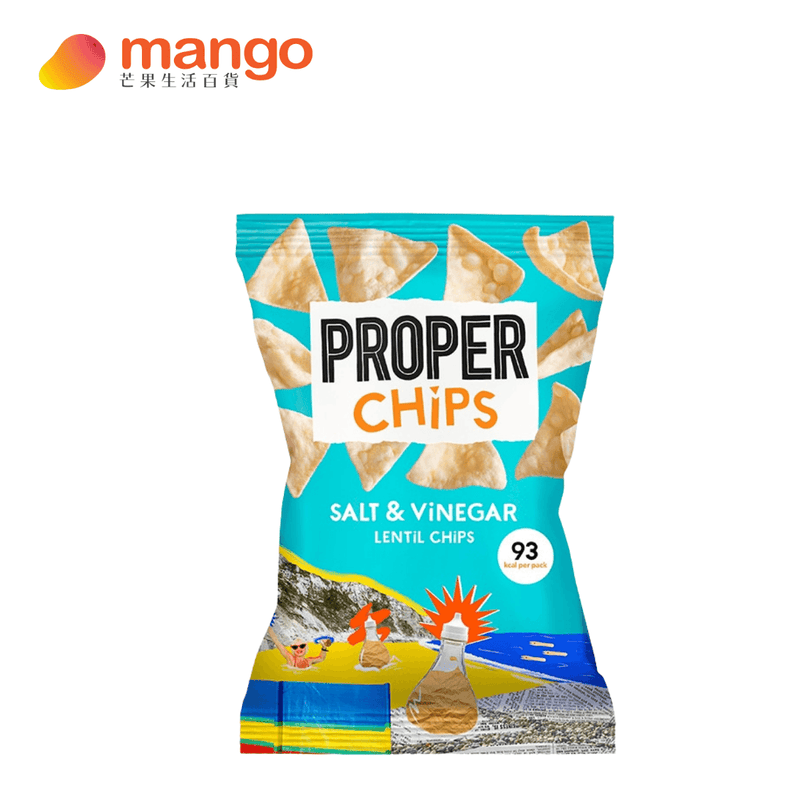 Proper - Salt & Vinegar Lentil Chips 鹽和醋扁豆片 20g -  Mango Store