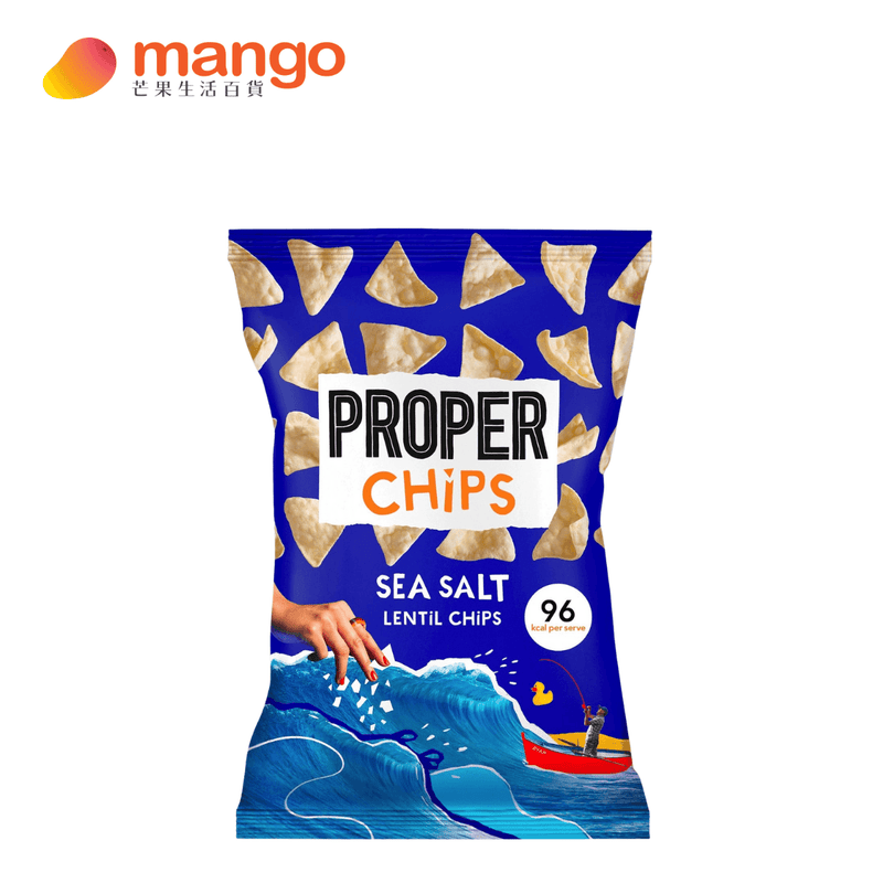 Proper - Sea Salt Lentil Chips 海鹽扁豆片 85g -  Mango Store