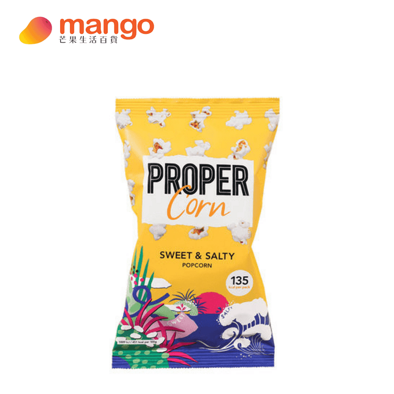 Proper - Sweet & Salty Popcorn 甜鹹爆谷 30g -  Mango Store