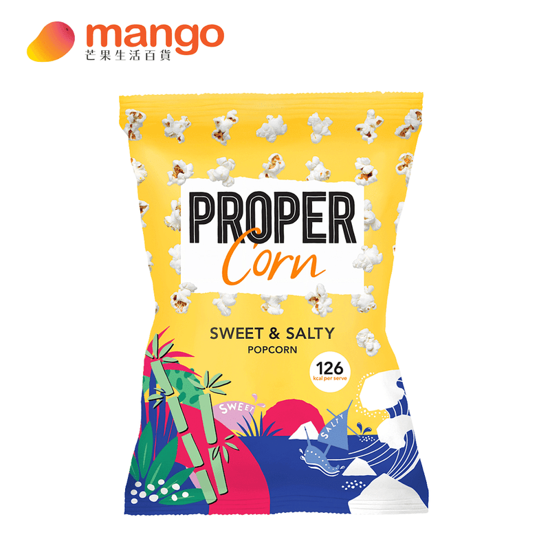Proper - Sweet & Salty Popcorn 甜鹹爆谷 90g -  Mango Store