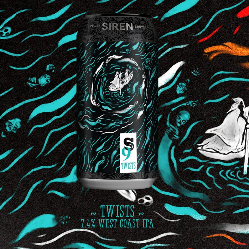 Siren - Siren Twists West Coast IPA 英格蘭限量版手工啤酒 - 440ml (此日期前最佳: 4-12-2022)