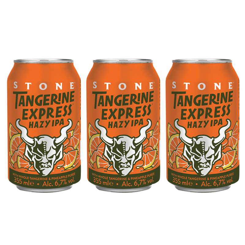 Stone - Tangerine Express Hazy IPA 美國手工啤酒罐裝 355ml (3罐)(美國神級廠牌. 柑橘IPA)