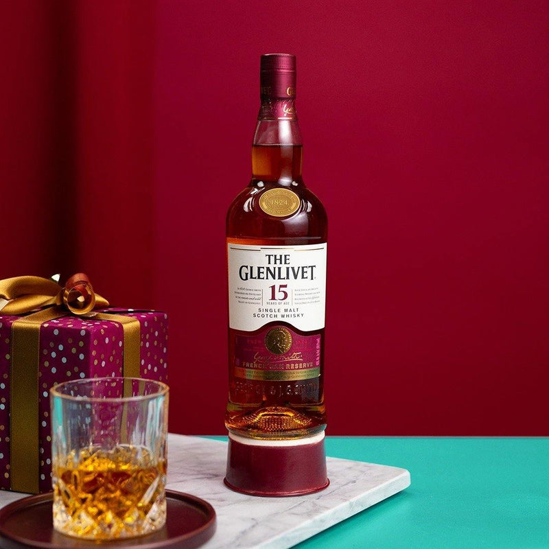 The Glenlivet格蘭利威 - 15 Years old French Oak Reserve Single Malt Scotch Whisky 蘇格蘭15年法國像木桶經典陳釀單一麥芽威士忌 700ml -  Mango Store